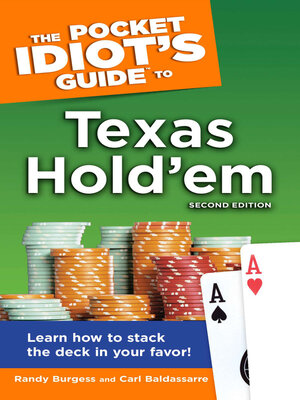 cover image of The Pocket Idiot's Guide to Texas Hold'em